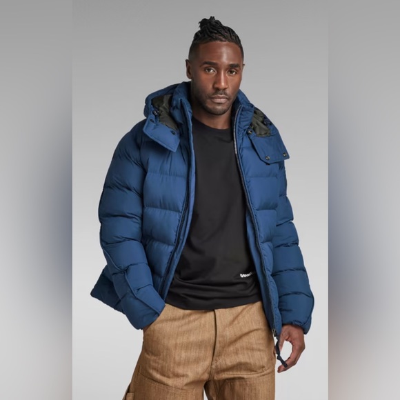 G-STAR RAW • G-WHISTLER PADDED HOODED JACKET - Picture 1 of 16
